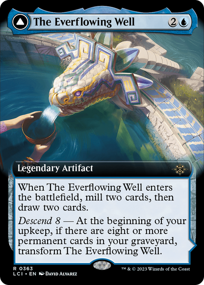 The Everflowing Well // The Myriad Pools (LCI-363) - The Lost Caverns of Ixalan: (Extended Art) Foil