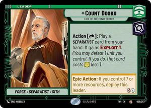 Count Dooku - Face of the Confederacy / Common / TOR