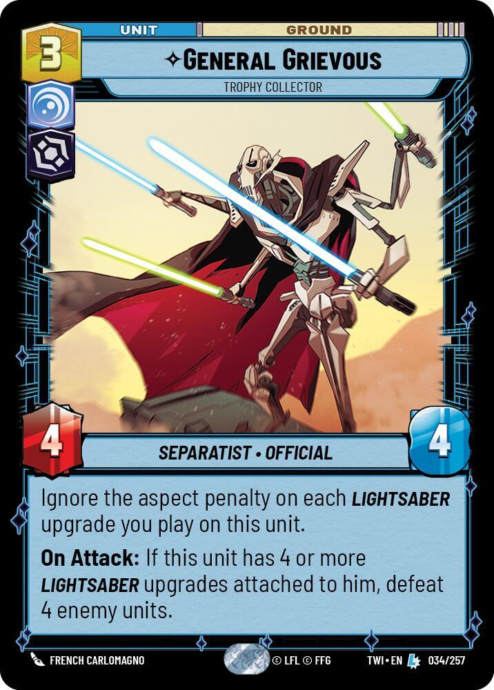 General Grievous - Trophy Collector / Legendary / TOR