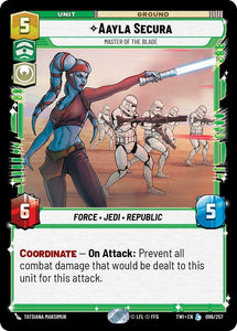 Aayla Secura - Master of the Blade / Legendary / TOR