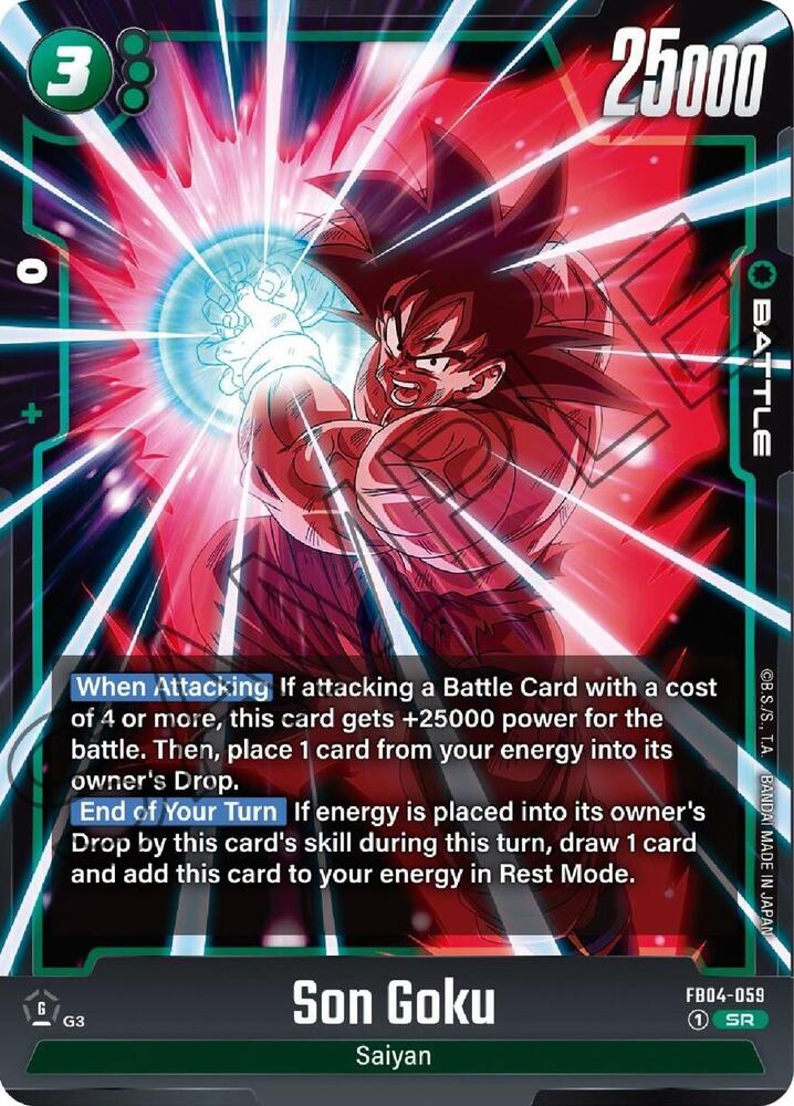 Son Goku - FB04-059 / Super Rare / FB4