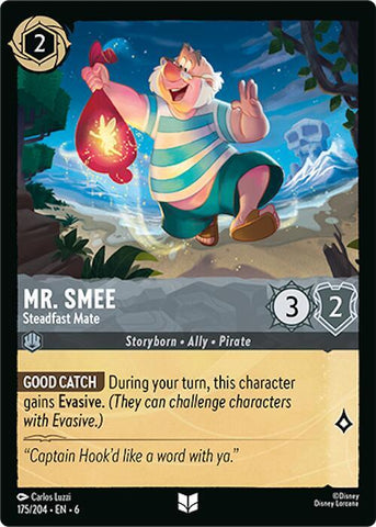 Mr. Smee - Steadfast Mate / Uncommon / LOR6