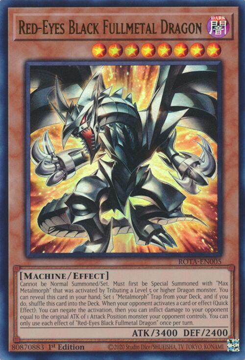 Red-Eyes Black Fullmetal Dragon / Ultra Rare / ROTA / 1st Edition