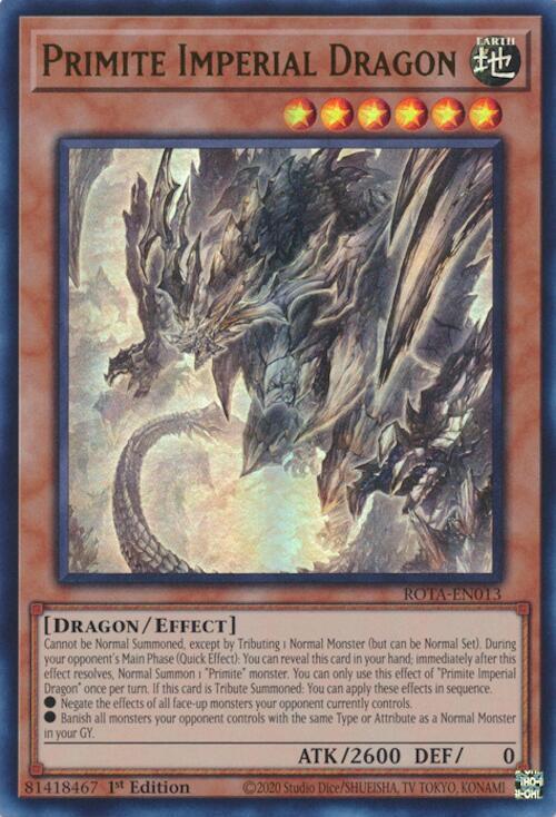 Primite Imperial Dragon / Ultra Rare / ROTA / 1st Edition