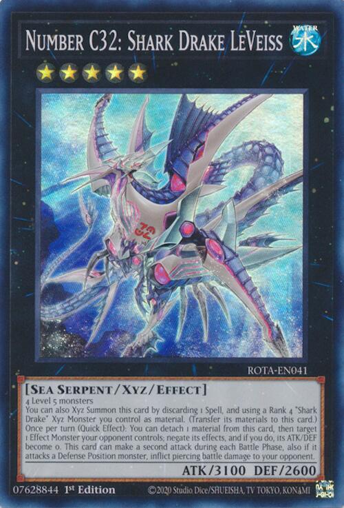 Number C32: Shark Drake LeVeiss / Super Rare / ROTA / 1st Edition