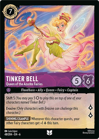 Tinker Bell - Queen of the Azurite Fairies / Uncommon / LOR6