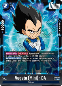 Vegeta (Mini) : DA / Super Rare / FB4