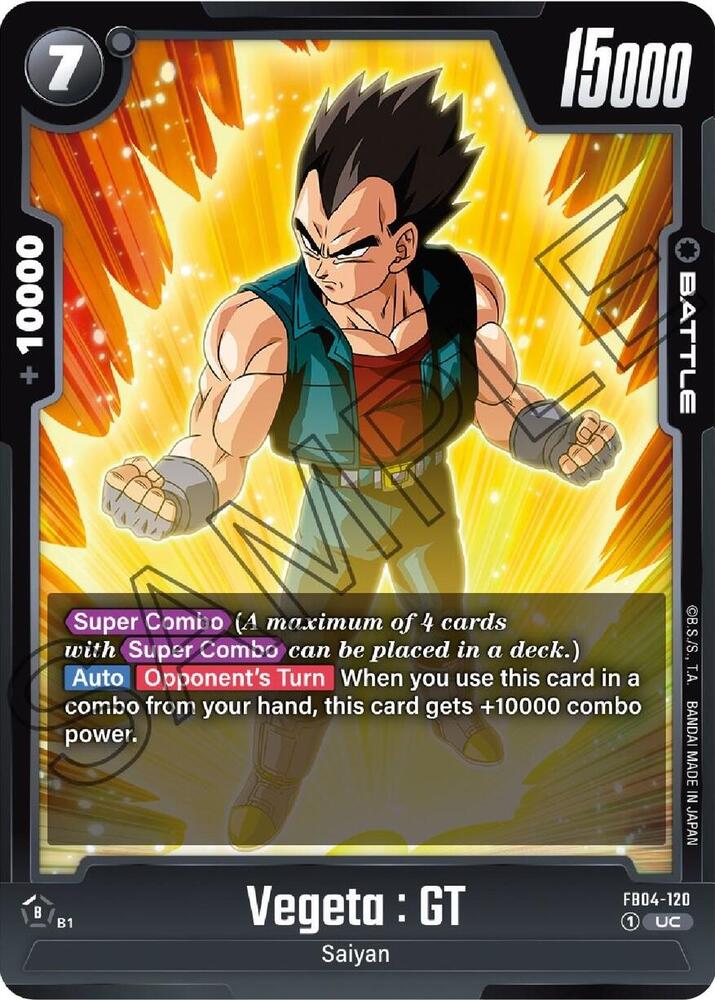 Vegeta : GT / Uncommon / FB4