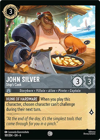John Silver - Ship's Cook / Common / LOR6