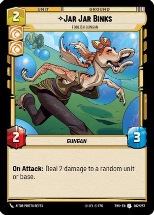 Jar Jar Binks - Foolish Gungan (202/257) - Twilight of the Republic