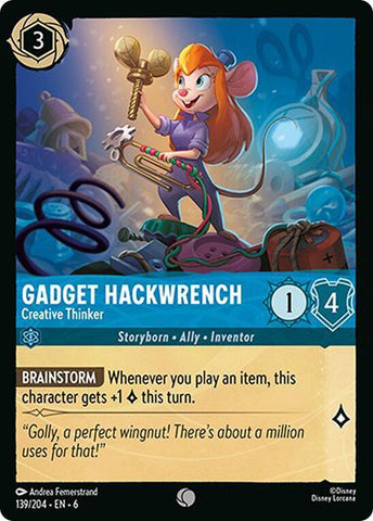 Gadget Hackwrench - Creative Thinker / Common / LOR6