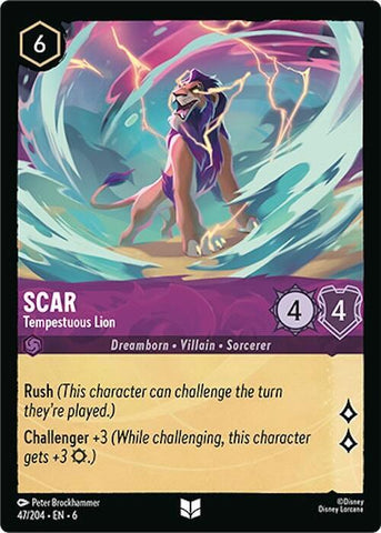 Scar - Tempestuous Lion / Uncommon / LOR6