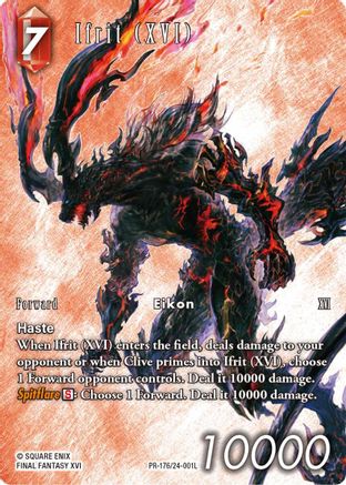 Ifrit (XVI) (Full Art) (24-001L) - Hidden Legends Foil