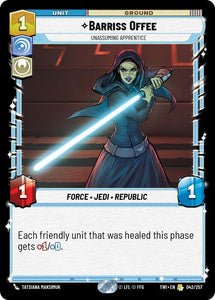 Barriss Offee - Unassuming Apprentice / Rare / TOR