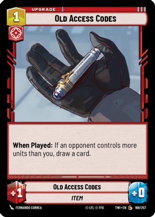 Old Access Codes (168/257) - Twilight of the Republic
