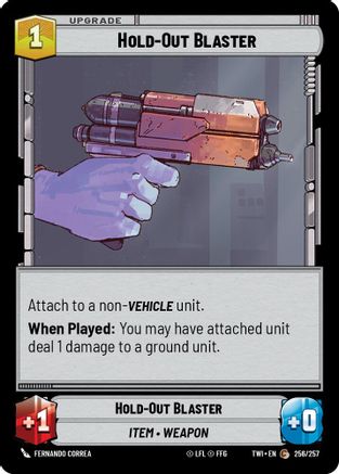 Hold-Out Blaster (256/257) - Twilight of the Republic