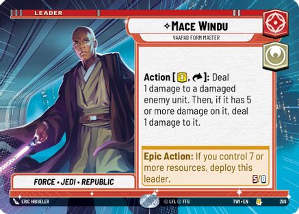 Mace Windu - Vaapad Form Master (Hyperspace) (288) - Twilight of the Republic