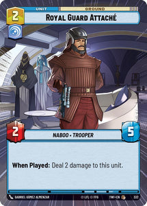 Royal Guard Attache (Hyperspace) / Common / TOR (FOIL)