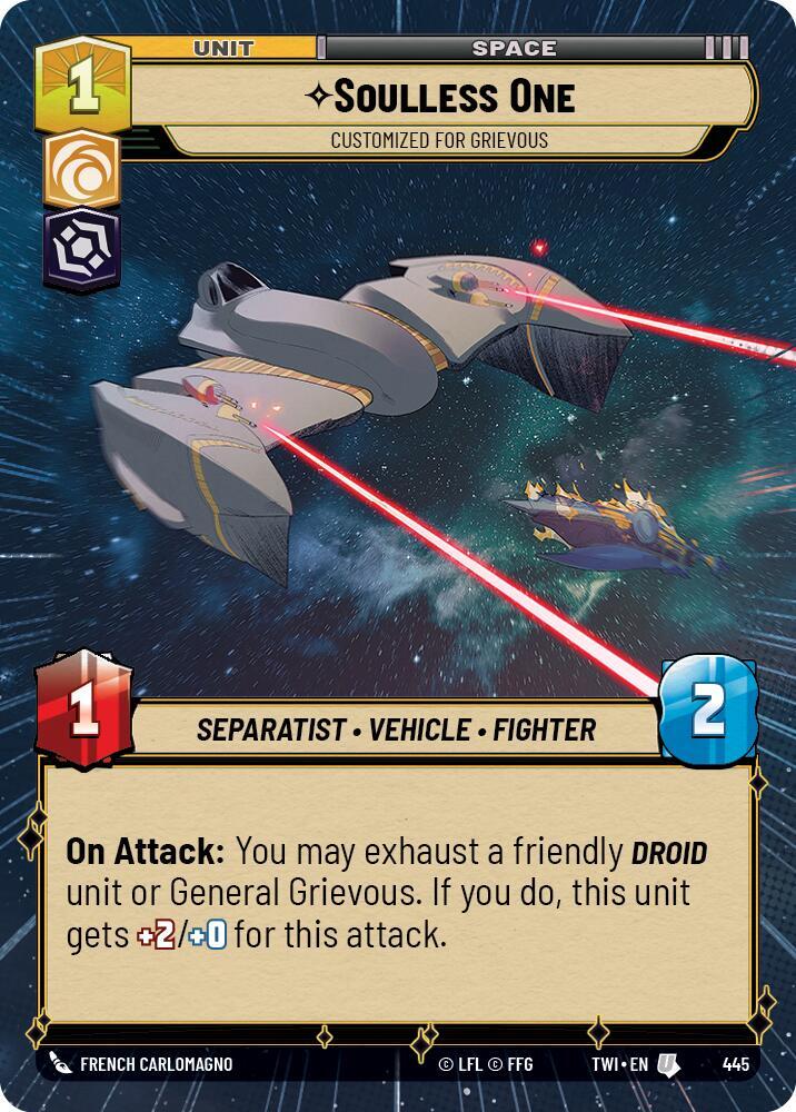 Soulless One - Customized for Grievous (Hyperspace) / Uncommon / SHD