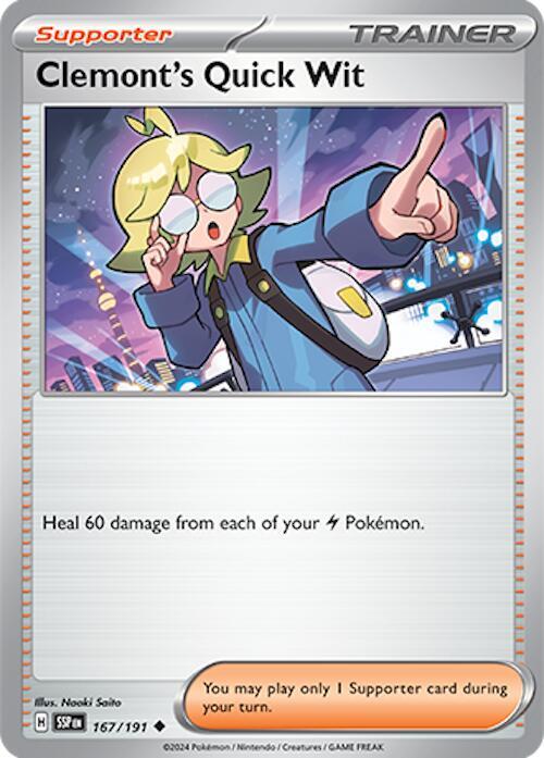 Clemont's Quick Wit - 167/191 / Uncommon / SSP