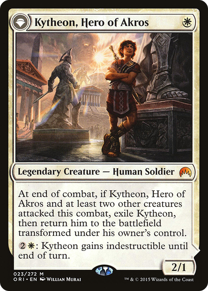 Kytheon, Hero of Akros // Gideon, Battle-Forged (ORI-023) - Magic Origins: (originpwdfc) Foil