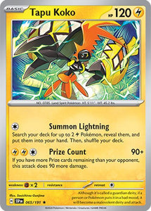 Tapu Koko / Rare / SSP