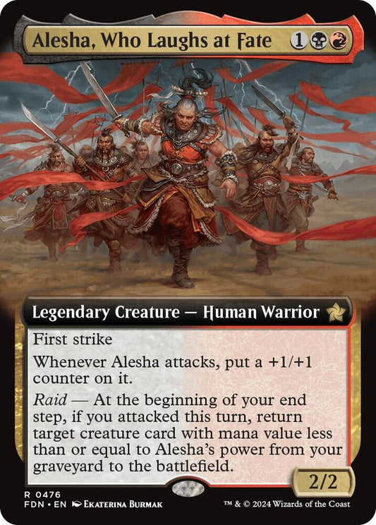 Alesha, Who Laughs at Fate (Extended Art) / R / FDN
