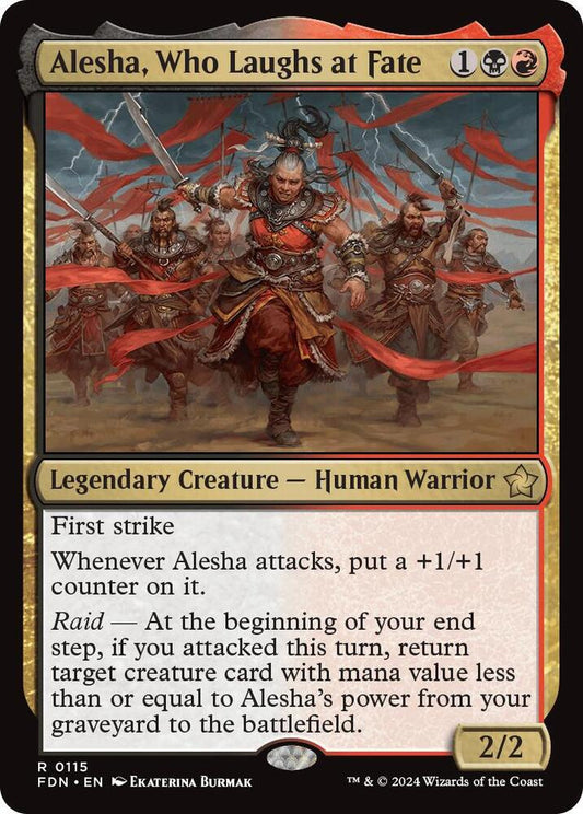 Alesha, Who Laughs at Fate / FDN (FOIL)