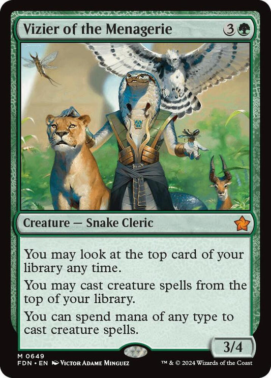 Vizier of the Menagerie / M / FDN