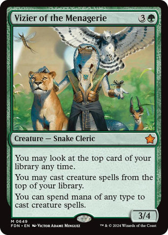 Vizier of the Menagerie / M / FDN