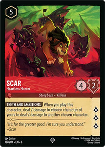 Scar - Heartless Hunter / Super Rare / LOR6