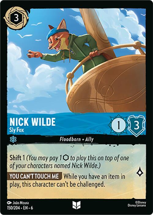 Nick Wilde - Sly Fox / Uncommon / LOR6