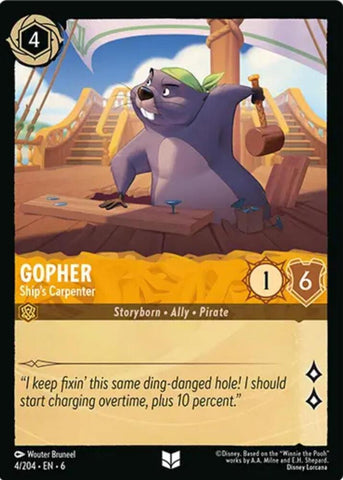 Gopher - Ship's Carpenter / Uncommon / LOR6