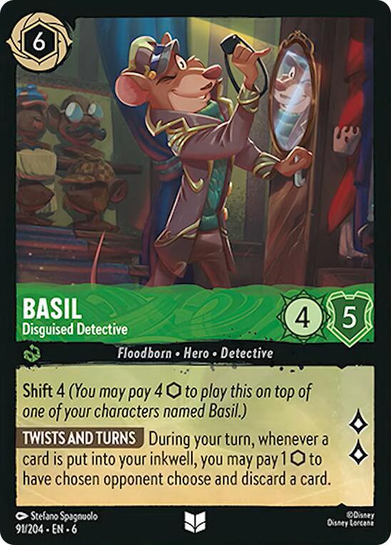 Basil - Disguised Detective / Uncommon / LOR6