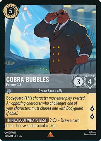 Cobra Bubbles - Former CIA / Rare / LOR6