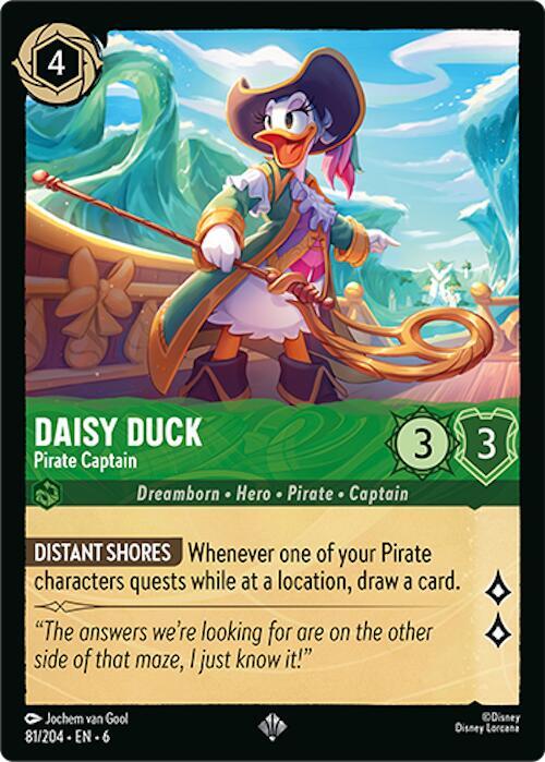 Daisy Duck - Pirate Captain / Super Rare / LOR6