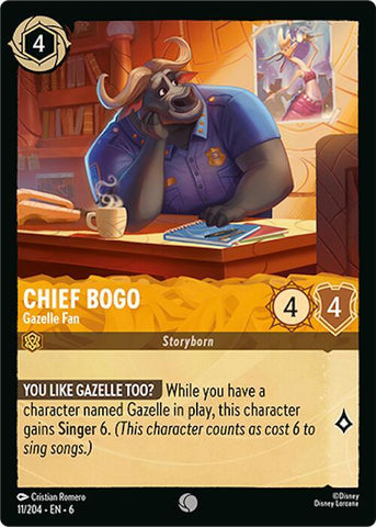 Chief Bogo - Gazelle Fan / Common / LOR6