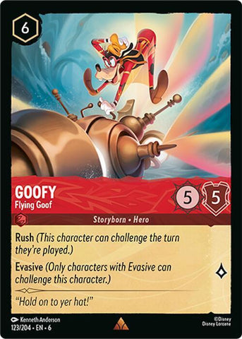 Goofy - Flying Goof / Rare / LOR6