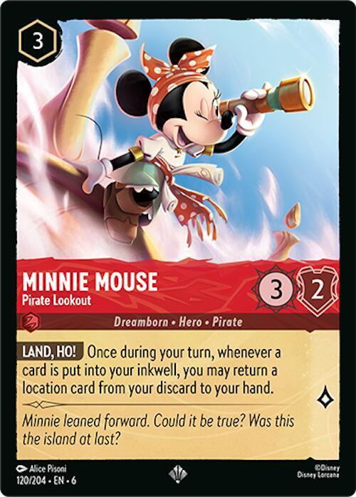 Minnie Mouse - Pirate Lookout / Super Rare / LOR6