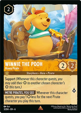 Winnie the Pooh - Hunny Pirate / Rare / LOR6