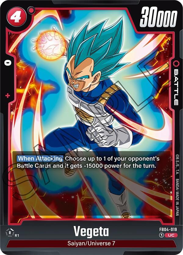 Vegeta - FB04-019 / Uncommon / FB4