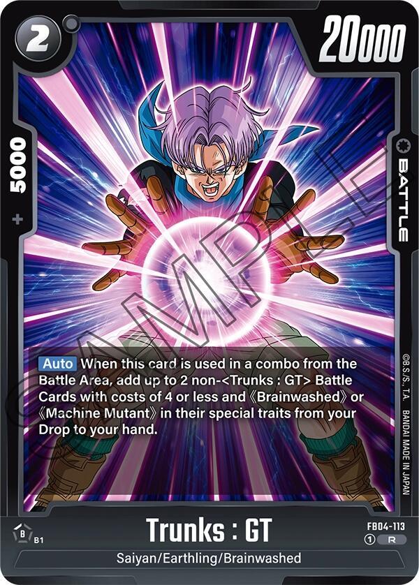 Trunks : GT - FB04-113 / Rare / FB4