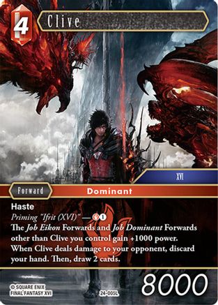 Clive (24-005L) - Hidden Legends Foil