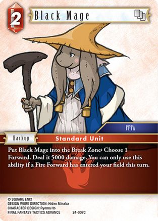 Black Mage (24-007C) - Hidden Legends Foil