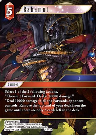 Bahamut (24-014H) - Hidden Legends Foil