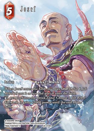Josef (Full Art) (24-018R) - Hidden Legends Foil