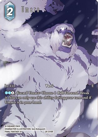 Umaro (Full Art) (24-019R) - Hidden Legends Foil