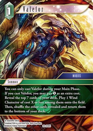 Valefor (24-038H) - Hidden Legends Foil