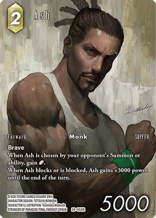Ash (Full Art) (24-055R) - Hidden Legends Foil