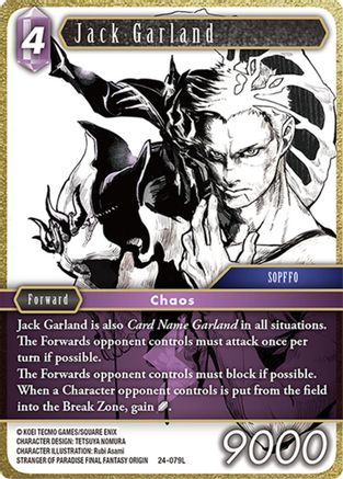 Jack Garland (24-079L) - Hidden Legends Foil